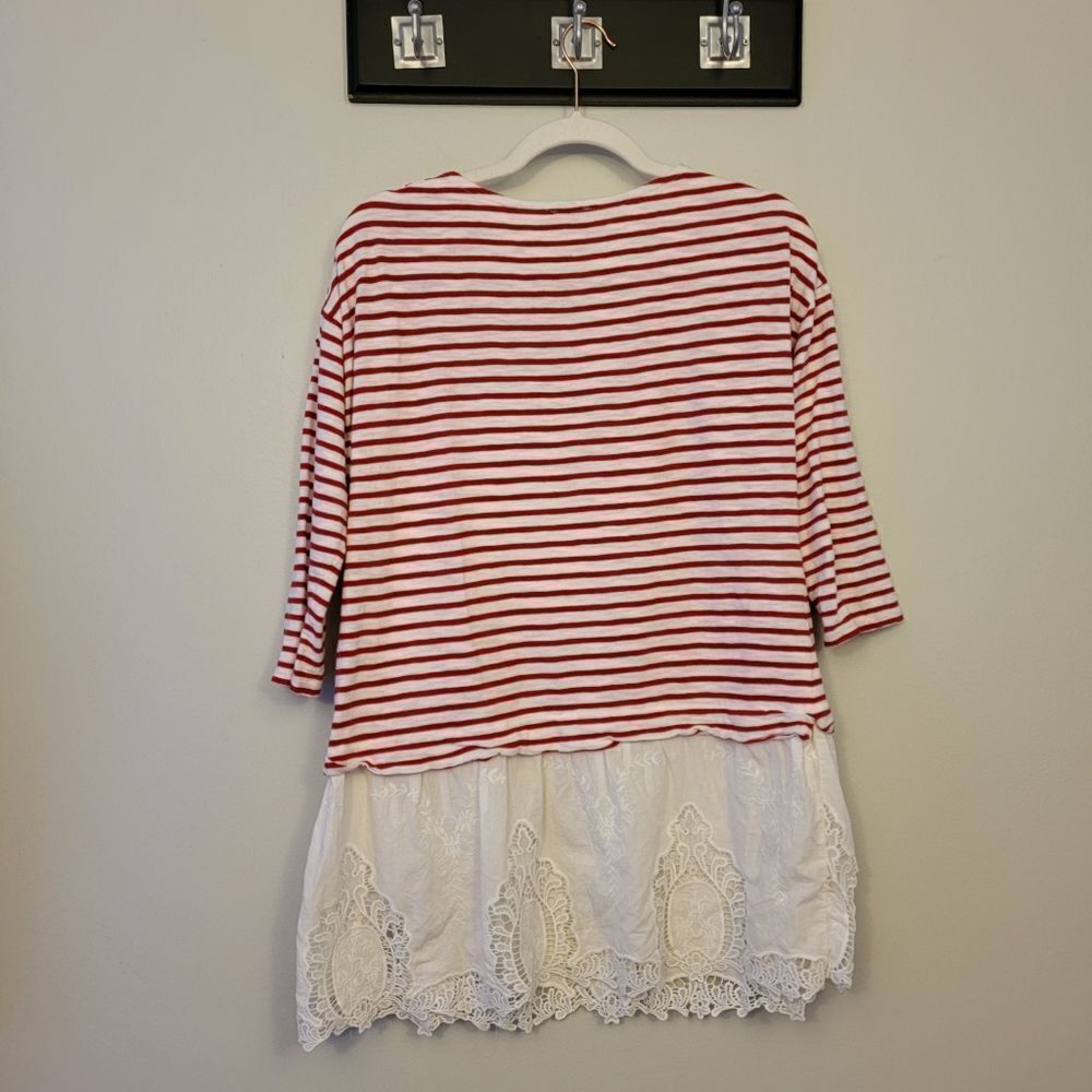 Hannah Ruffled Lace Top - Picture 5 of 6
